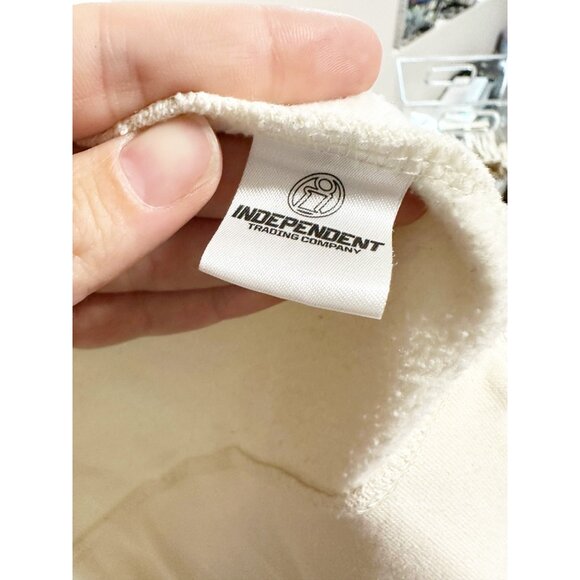 Smartwool x Grateful Dead Dancing Bears Cream Hoodie Size XL - Picture 5 of 6